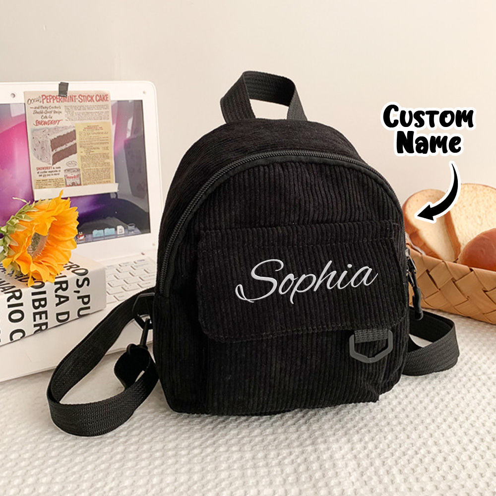 Small Backpack Names Personalized Mini Backpack with Name Child School Bag Back to School ...